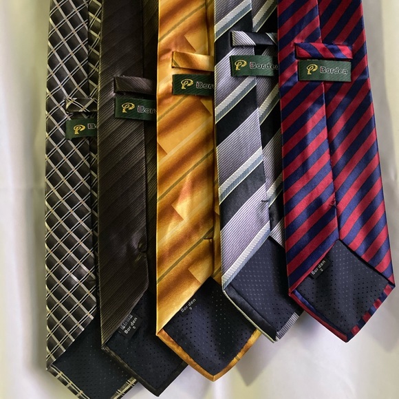 Borden men’s neckties: set of 5 - Picture 3 of 4